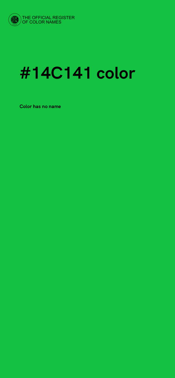 #14C141 color image