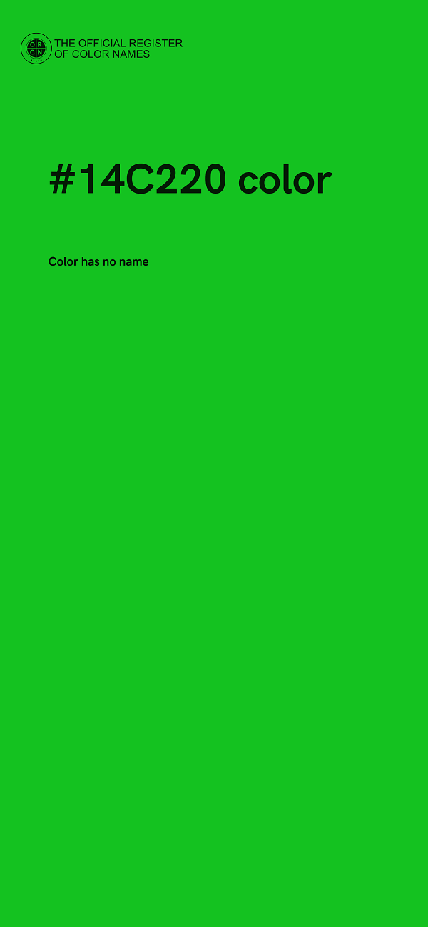 #14C220 color image