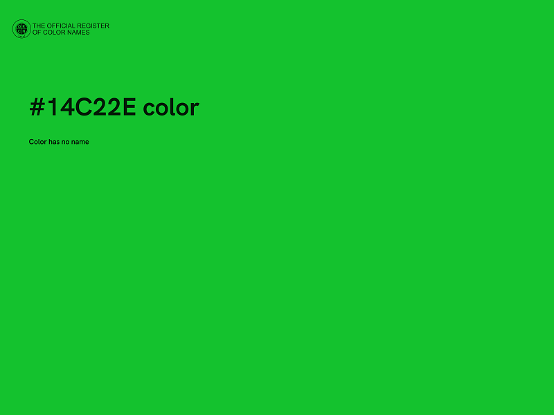 #14C22E color image