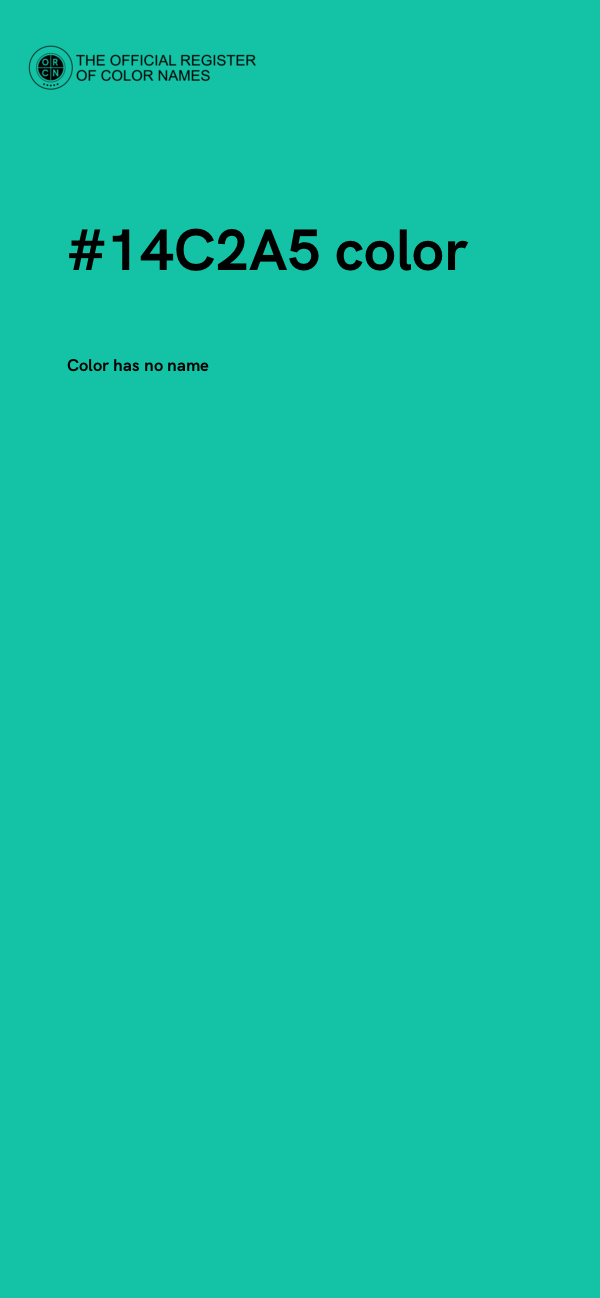 #14C2A5 color image