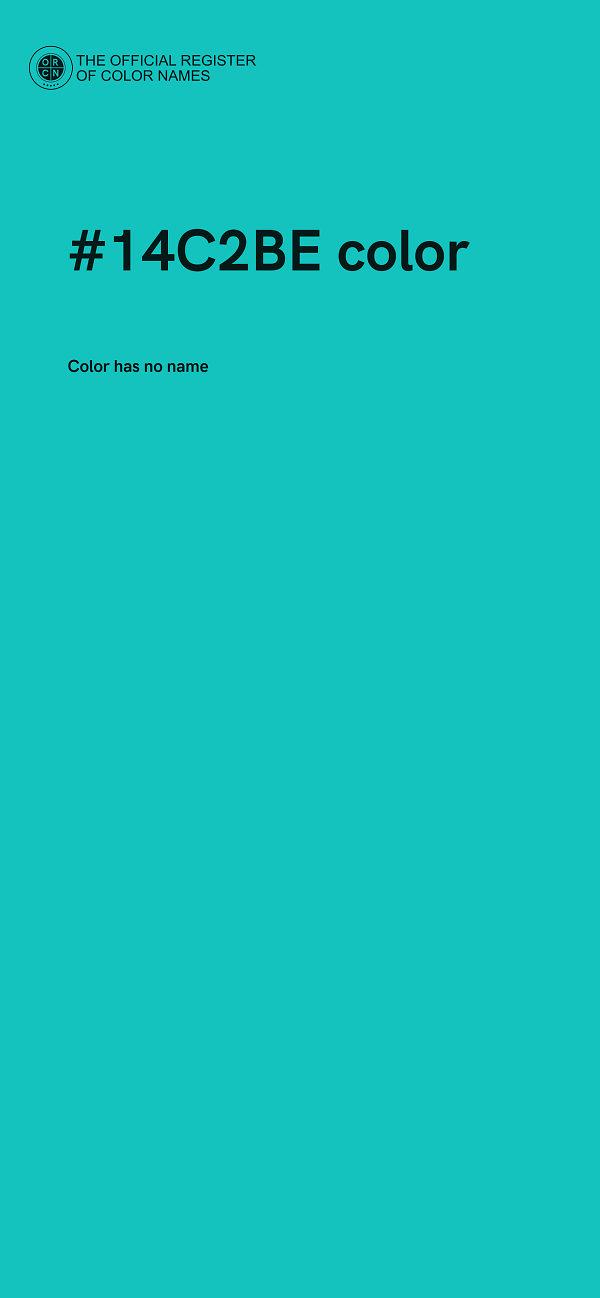 #14C2BE color image