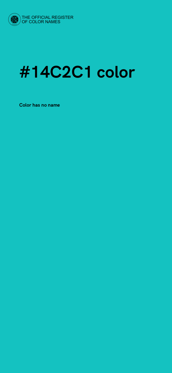 #14C2C1 color image