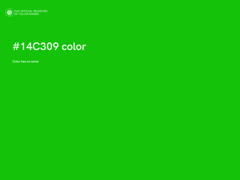 #14C309 color image