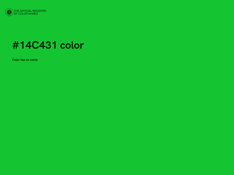 #14C431 color image