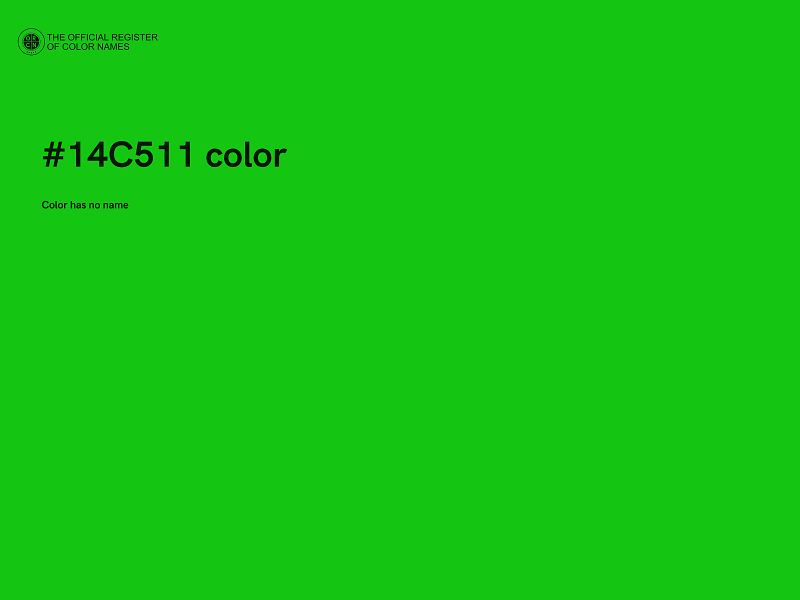 #14C511 color image