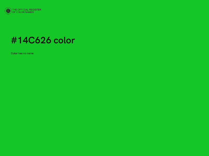 #14C626 color image