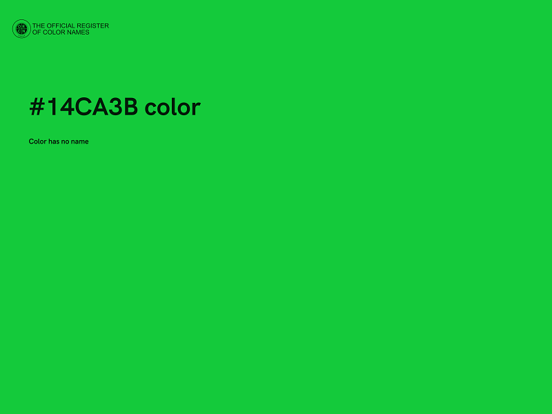 #14CA3B color image