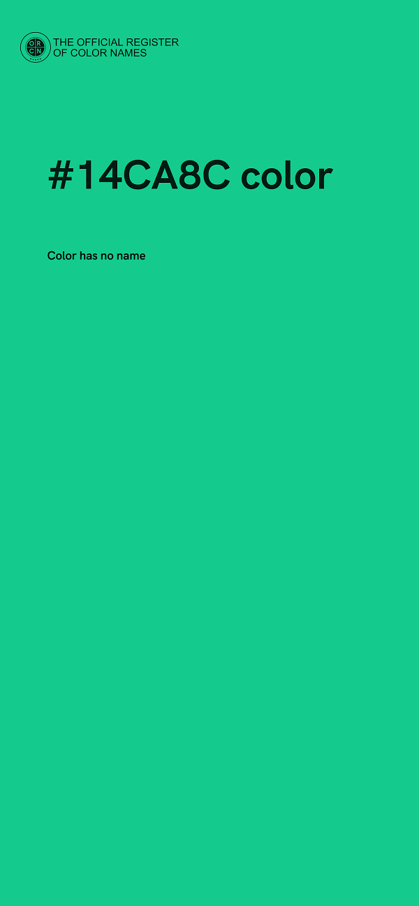 #14CA8C color image