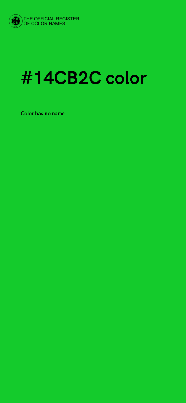 #14CB2C color image