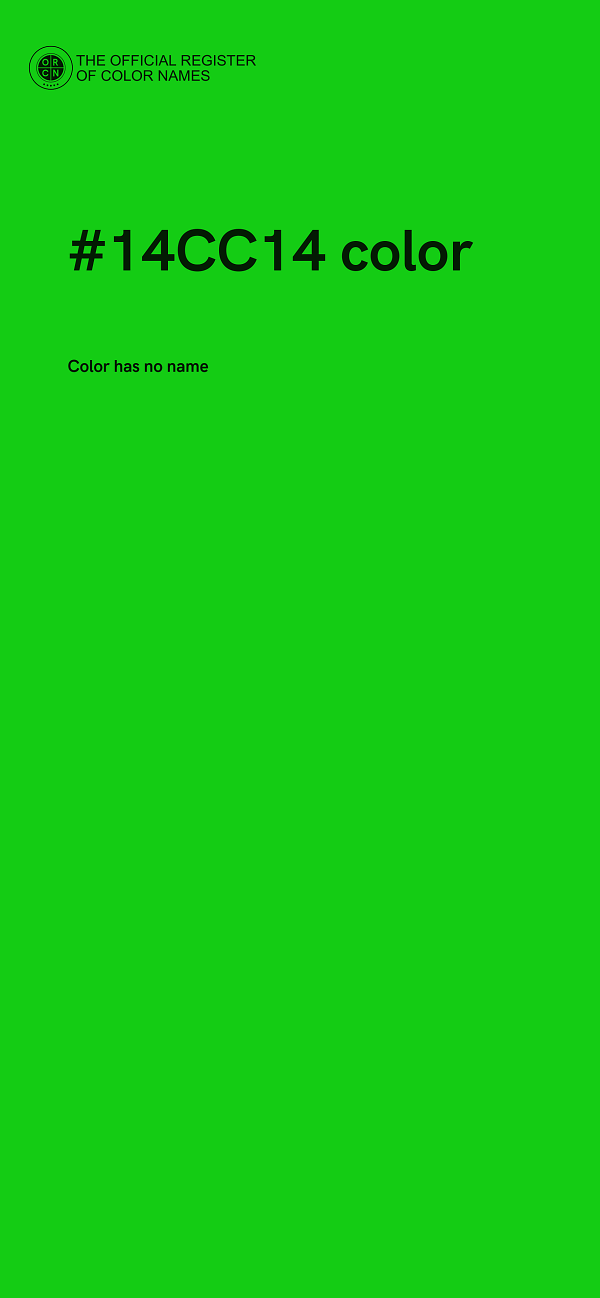 #14CC14 color image