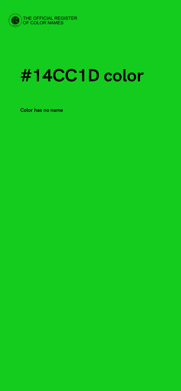 #14CC1D color image