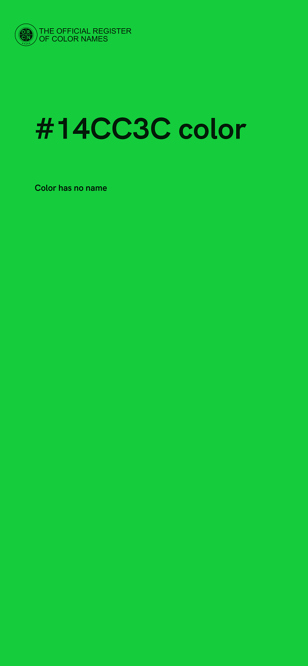 #14CC3C color image