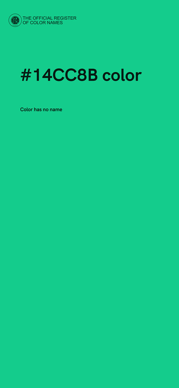 #14CC8B color image