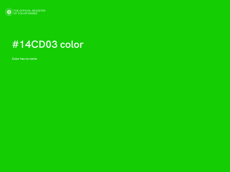 #14CD03 color image