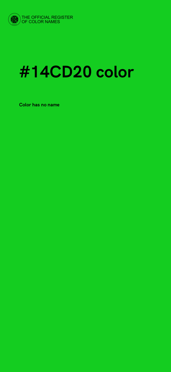 #14CD20 color image
