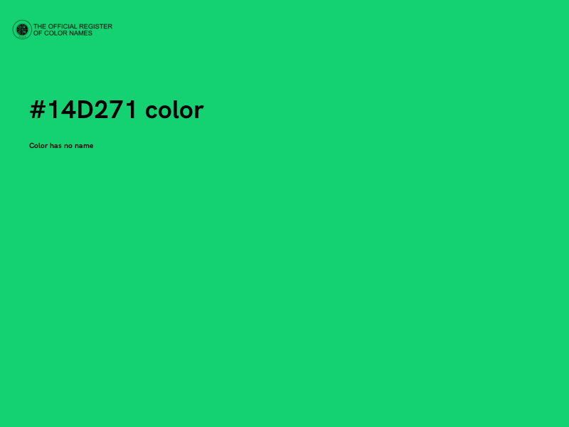 #14D271 color image