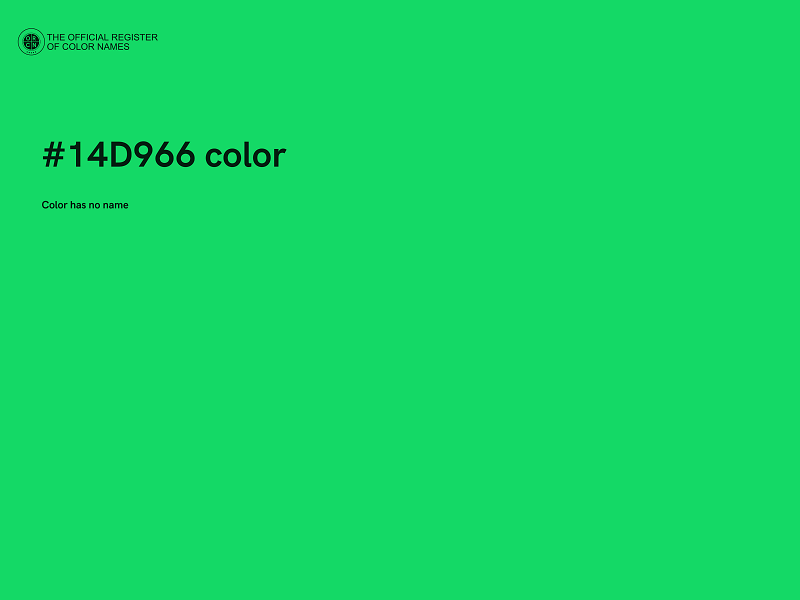 #14D966 color image