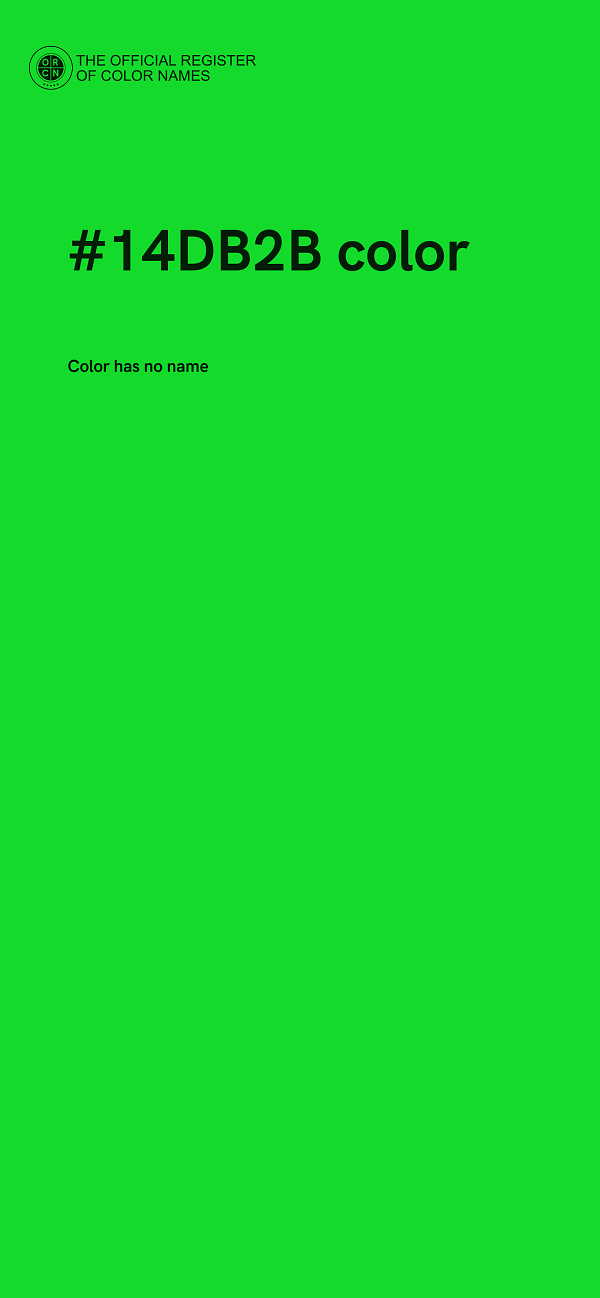 #14DB2B color image