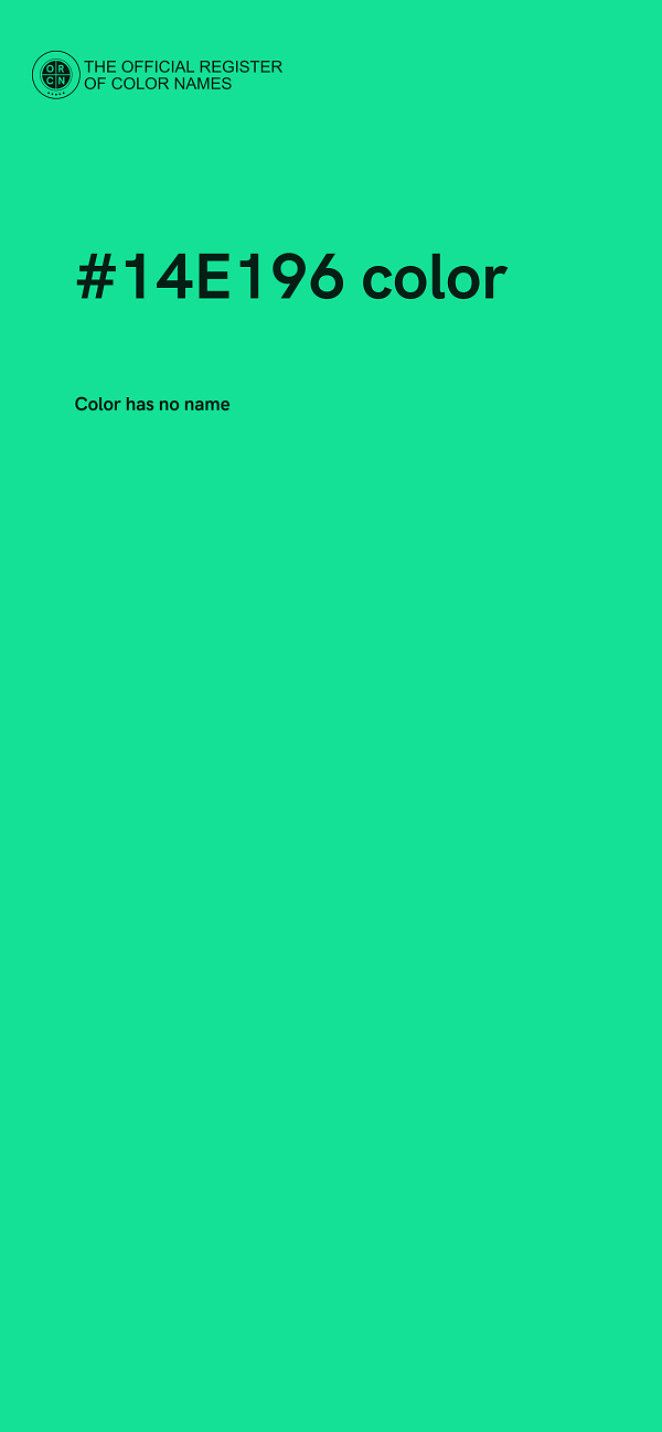 #14E196 color image
