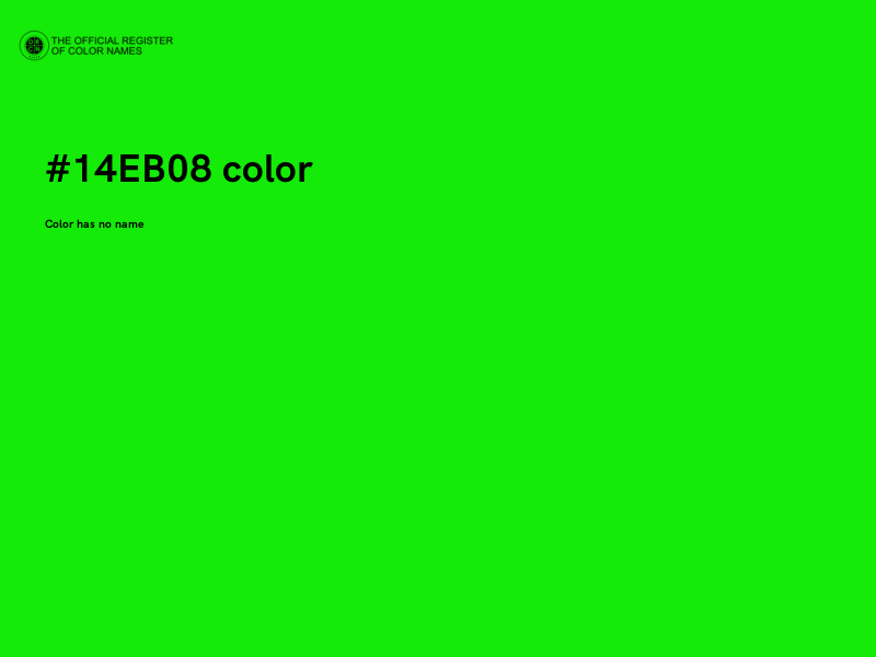#14EB08 color image