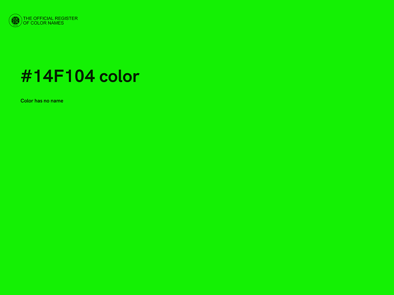 #14F104 color image