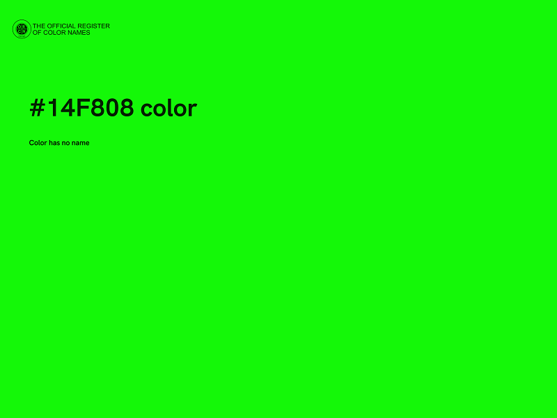 #14F808 color image