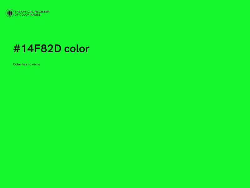 #14F82D color image