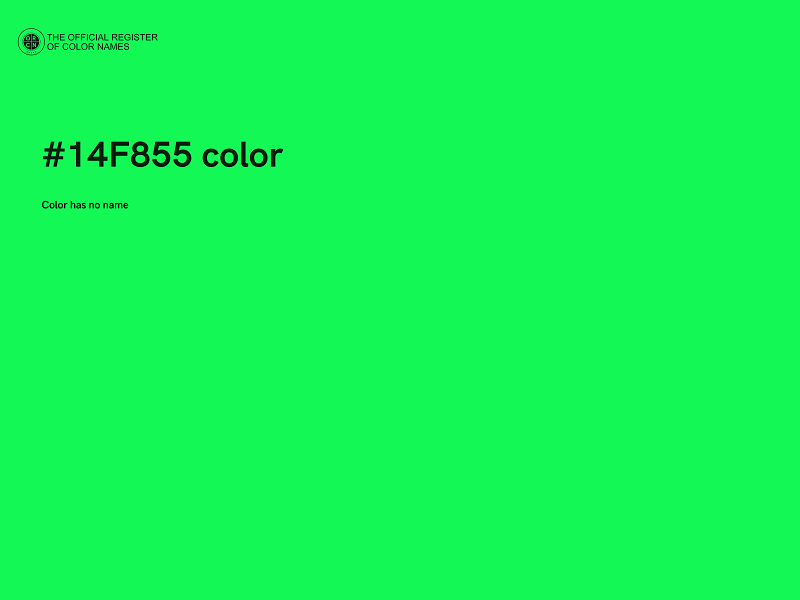 #14F855 color image