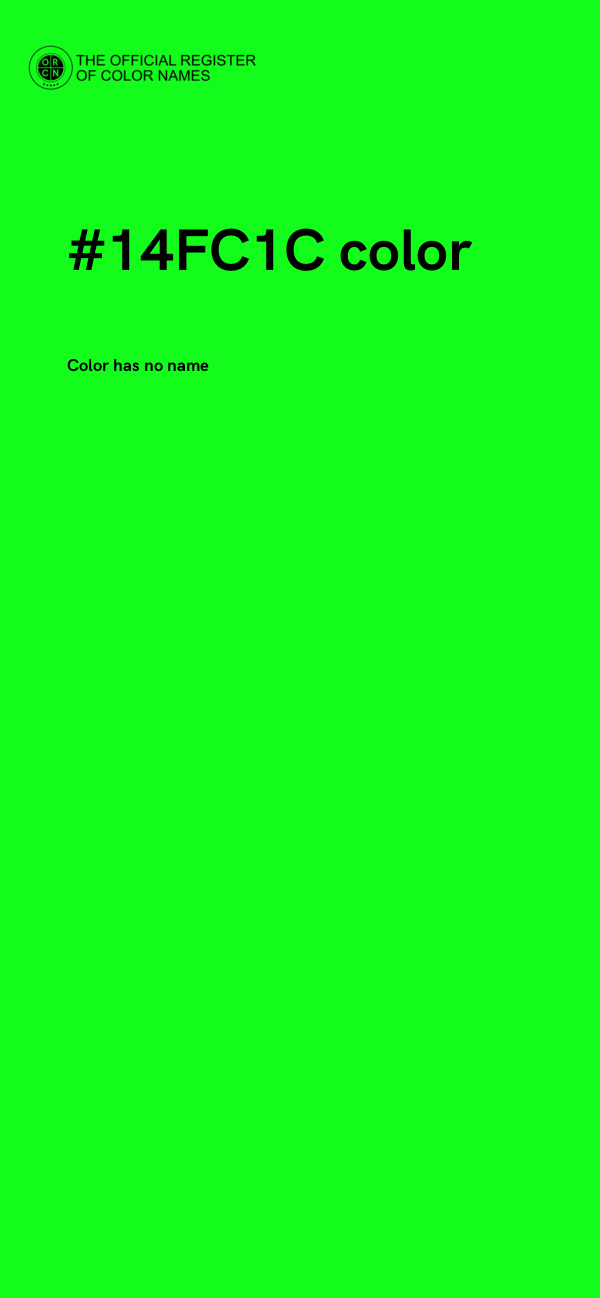 #14FC1C color image