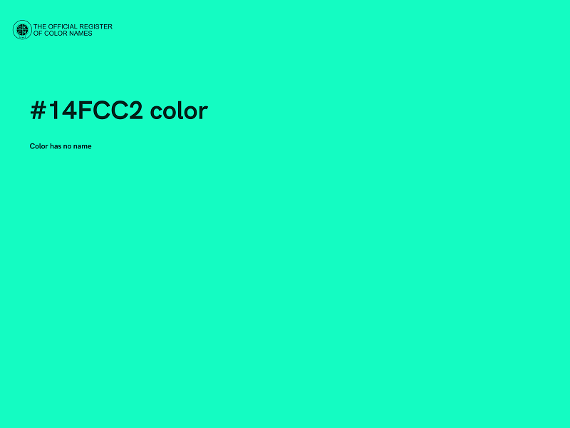 #14FCC2 color image