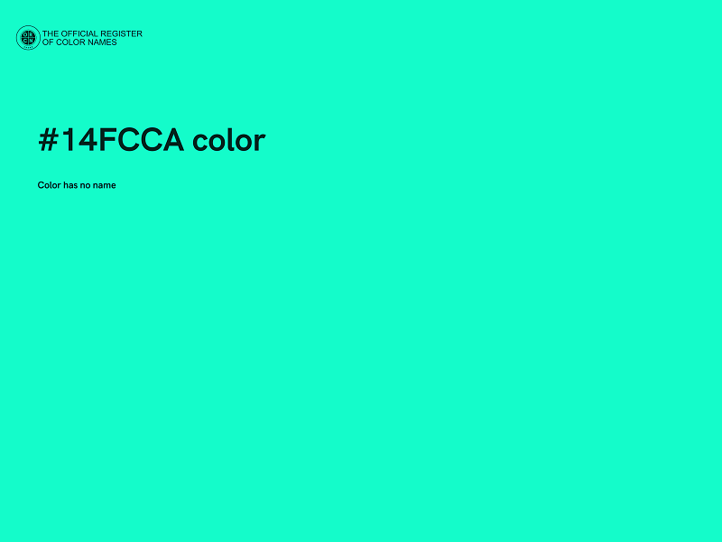 #14FCCA color image