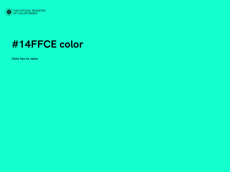 #14FFCE color image