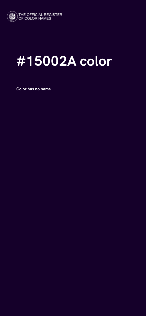 #15002A color image