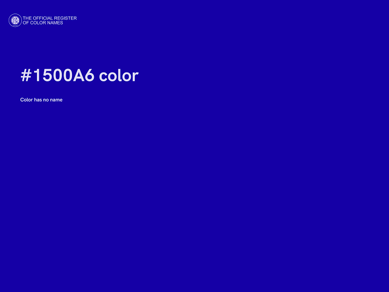 #1500A6 color image