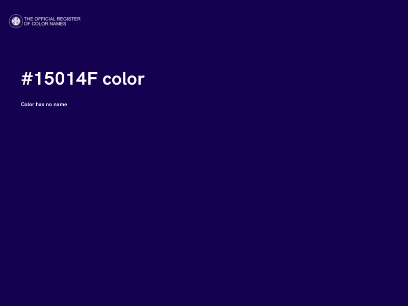 #15014F color image