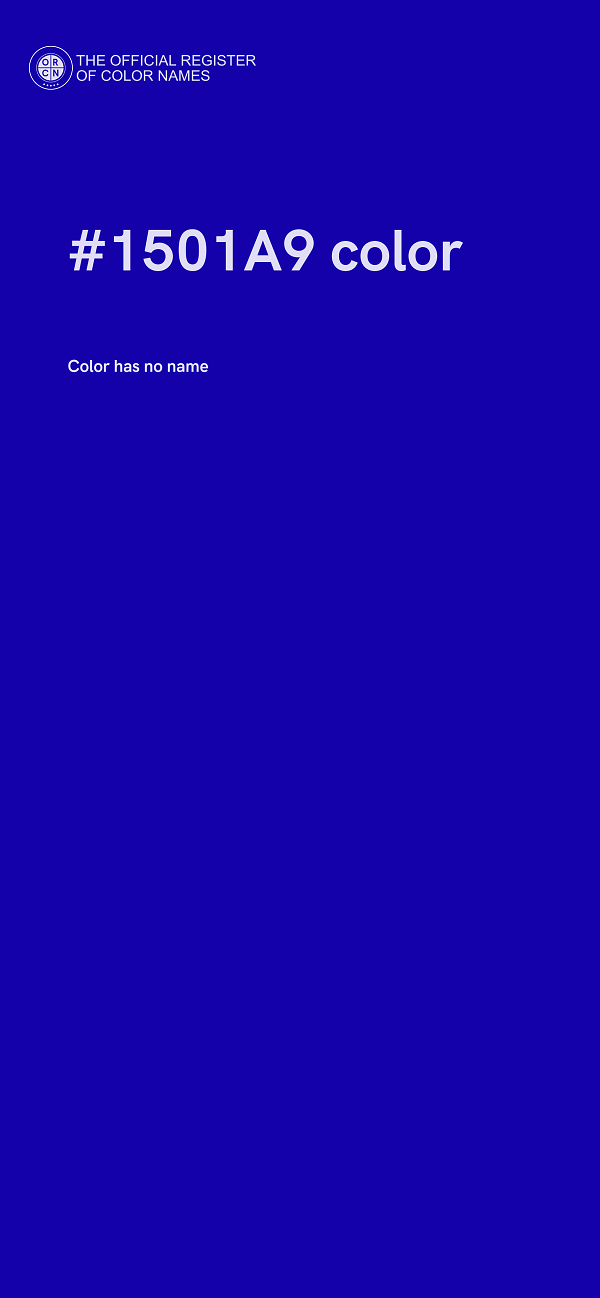 #1501A9 color image
