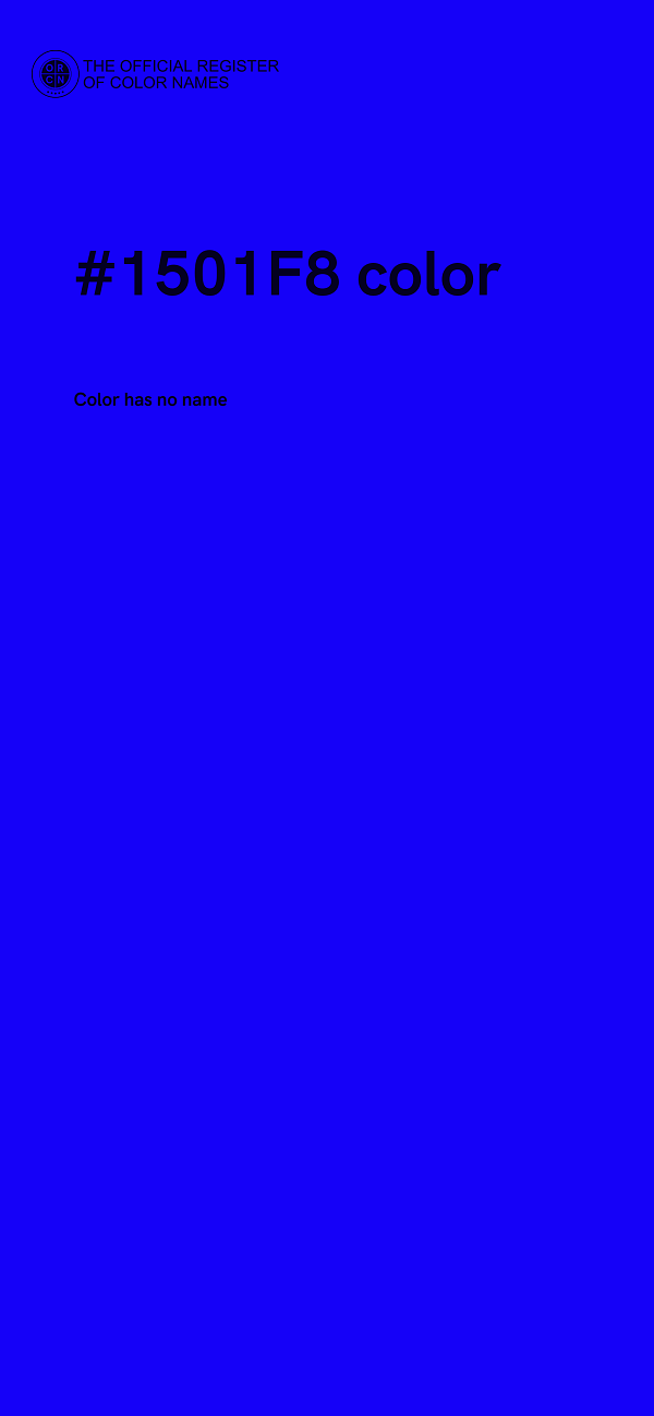 #1501F8 color image