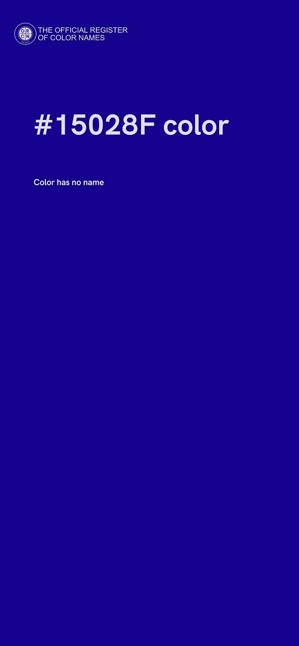 #15028F color image