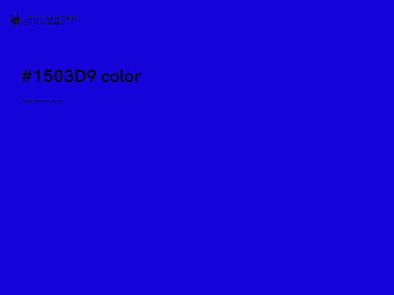 #1503D9 color image