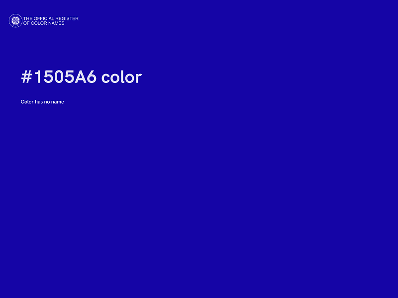 #1505A6 color image