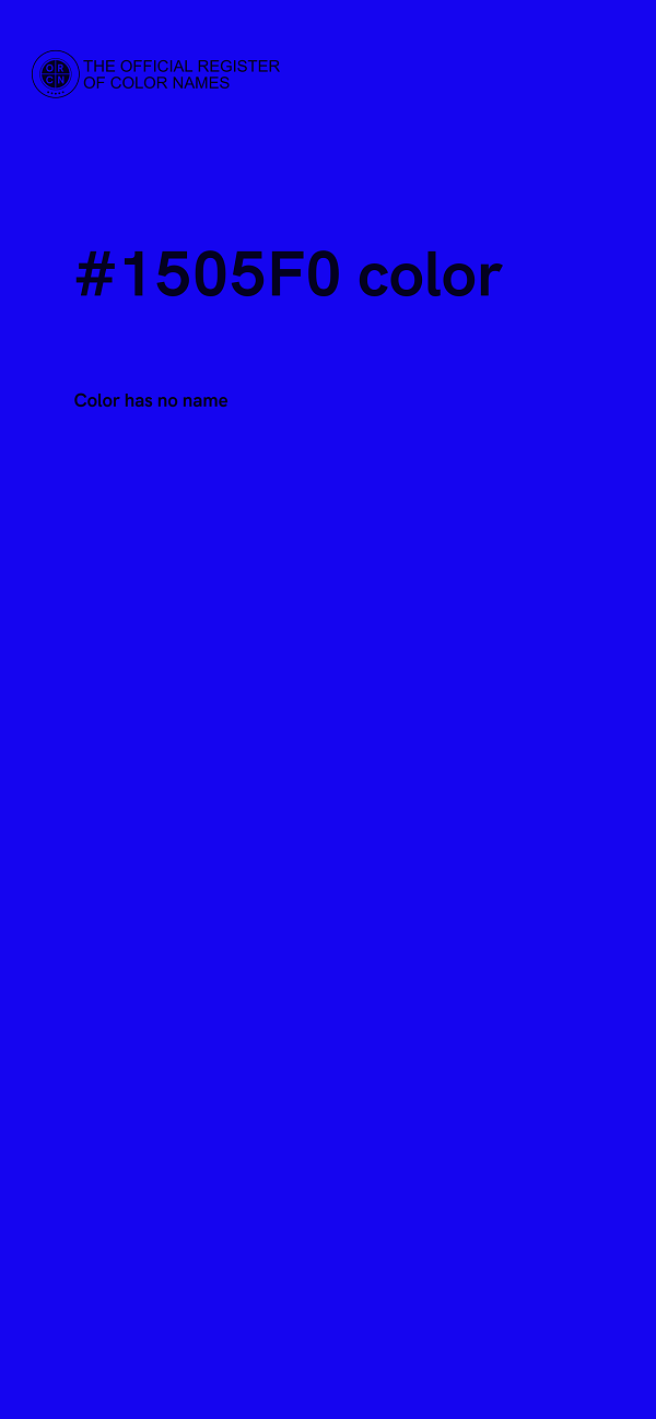#1505F0 color image