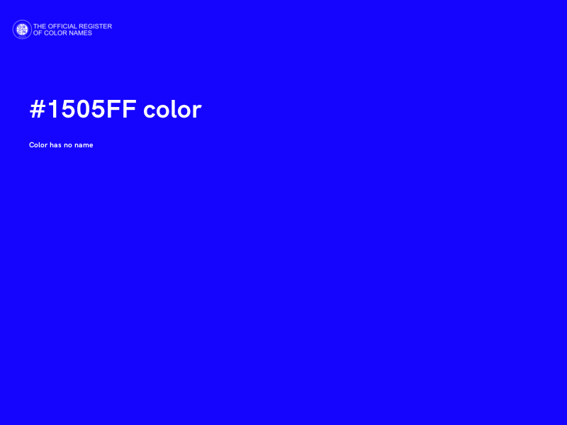 #1505FF color image