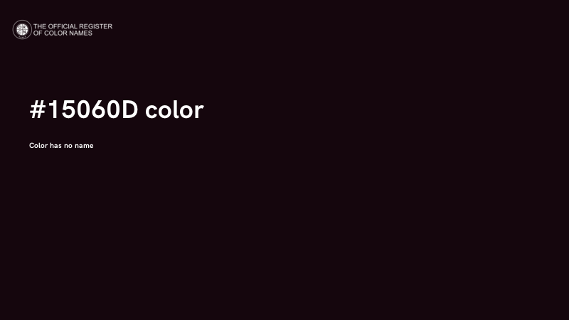 #15060D color image