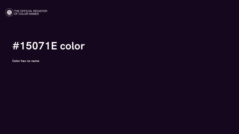 #15071E color image