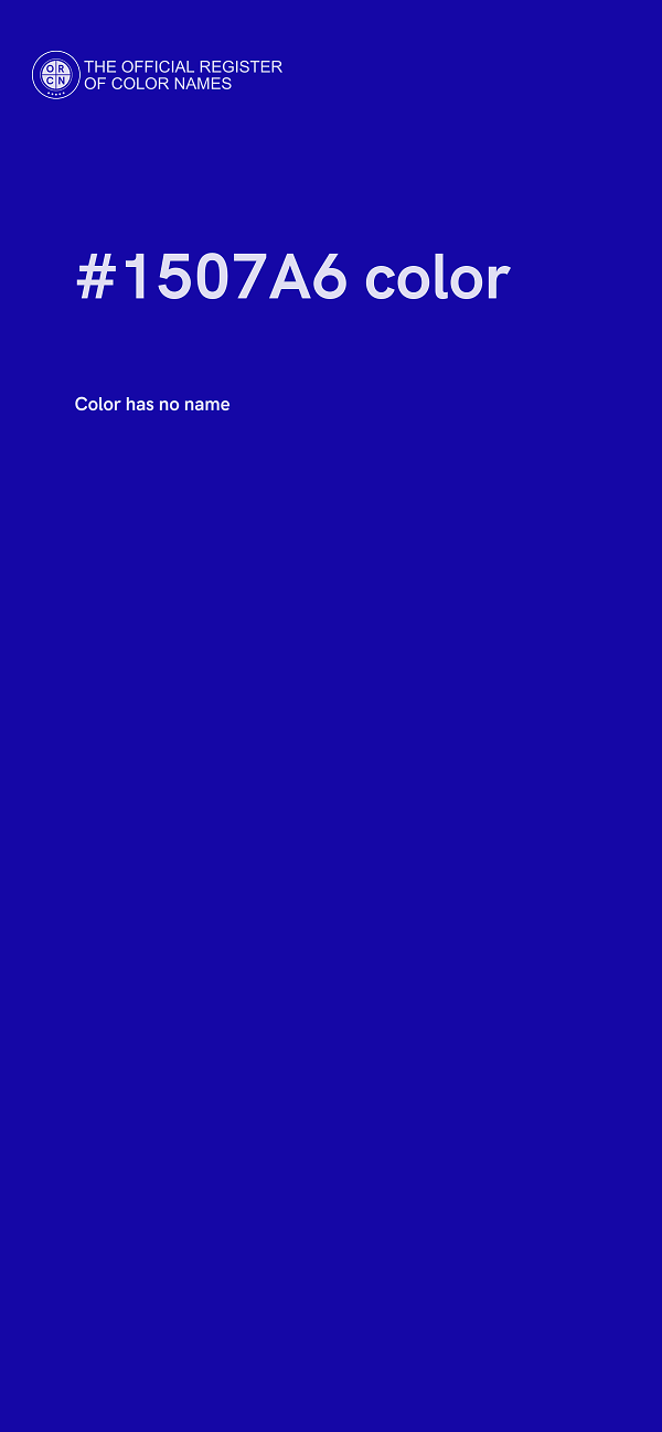 #1507A6 color image