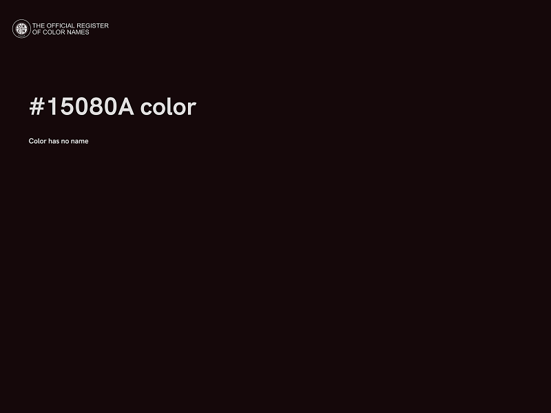 #15080A color image