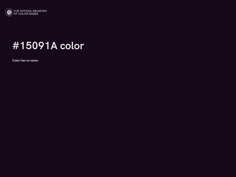 #15091A color image