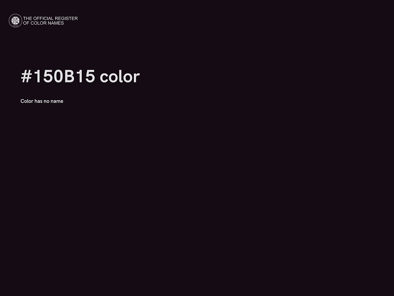 #150B15 color image