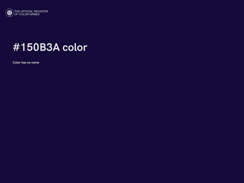 #150B3A color image