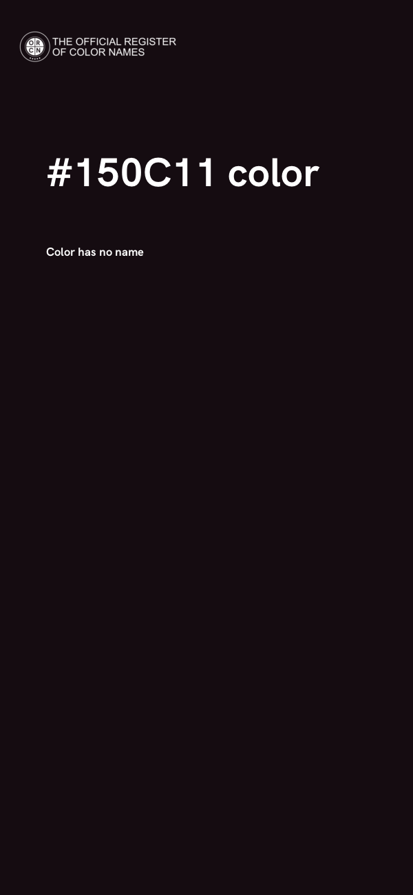 #150C11 color image
